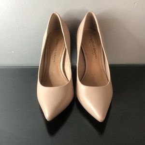 Nude pointed toed Christian Siriano high heels